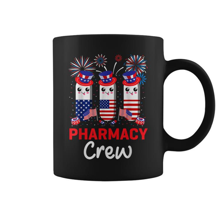 Pharmacy Crew 4Th Of July Cute Pills American Patriotic  Coffee Mug