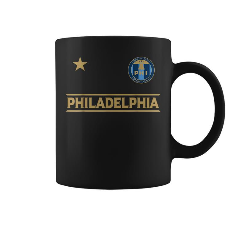 Philadelphia City Star Bell Badge er Coffee Mug