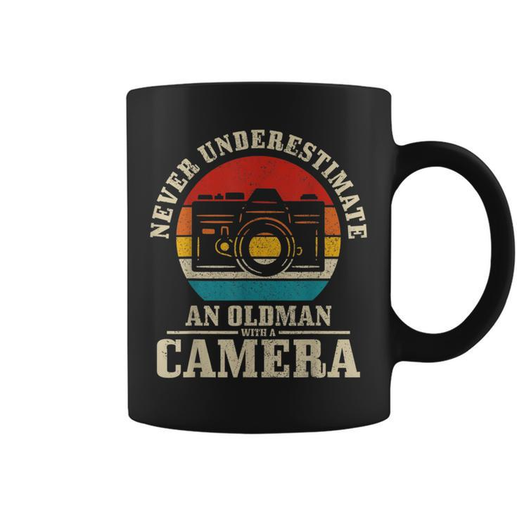 Photographer Never Underestimate An Old Man With A Camera Gift For Mens Coffee Mug