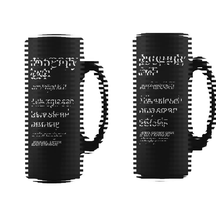 Photography Coach Dictionary Definition Coffee Mug