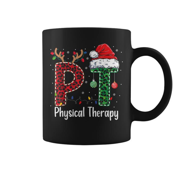 Physical Therapy Christmas Santa Hat Pt Therapist Xmas Coffee Mug