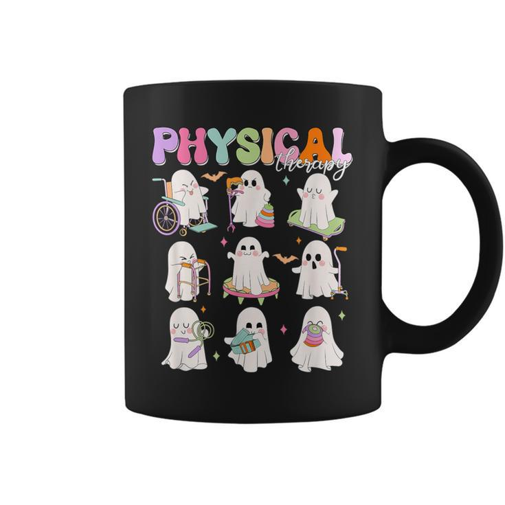 Physical Therapy Halloween Boo Ghost Spooky Season Coffee Mug