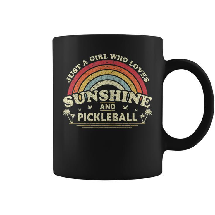 Pickleball  A Girl Who Loves Sunshine And Pickleball  Coffee Mug