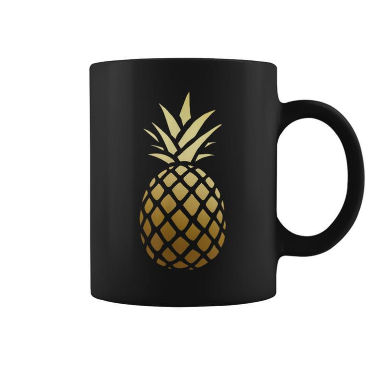Pineapple Gold Cute Beach T For Kid Vacation Coffee Mug