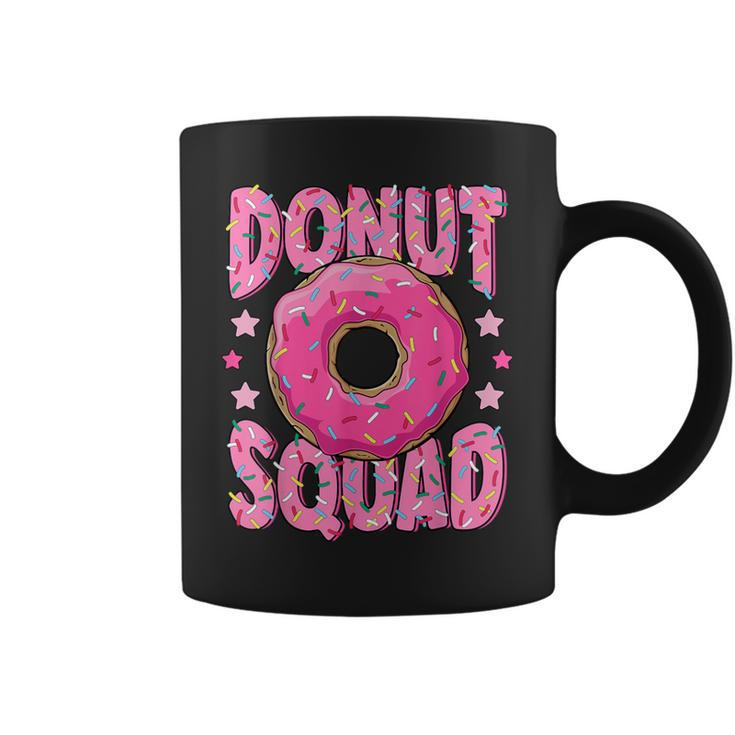 Pink Donut Squad Sprinkles Donut Lover Matching Donut Party Coffee Mug