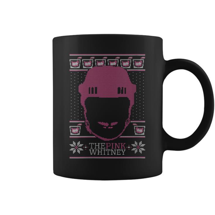 The Pink Whitney Ugly Christmas Sweater Party Hockey Coffee Mug