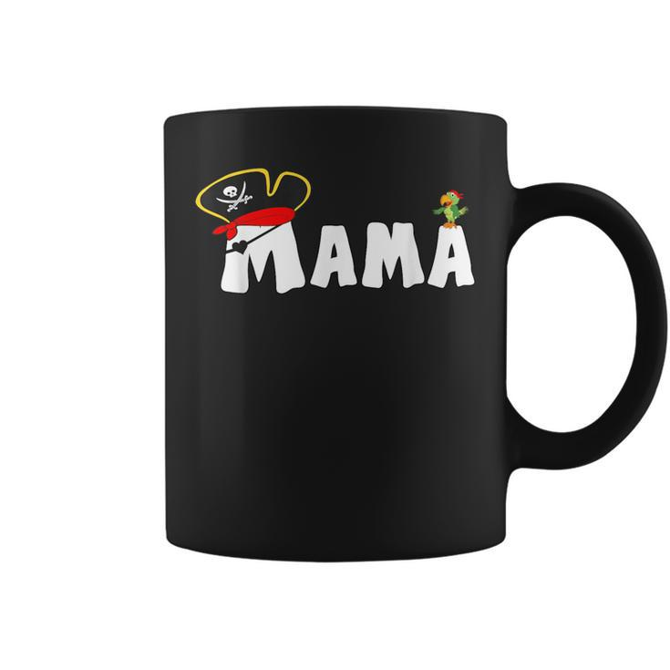 Pirate Mama Grandma Skull Pirate's Hat Crossbones Coffee Mug