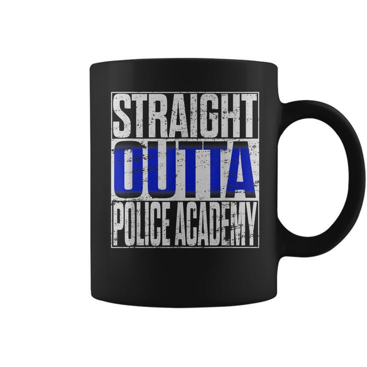 Police Officer Academy Graduation Straight Outta Coffee Mug