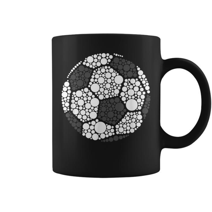 Polka Dot Football Soccer Lover Happy Dot Day Sport Ball Coffee Mug