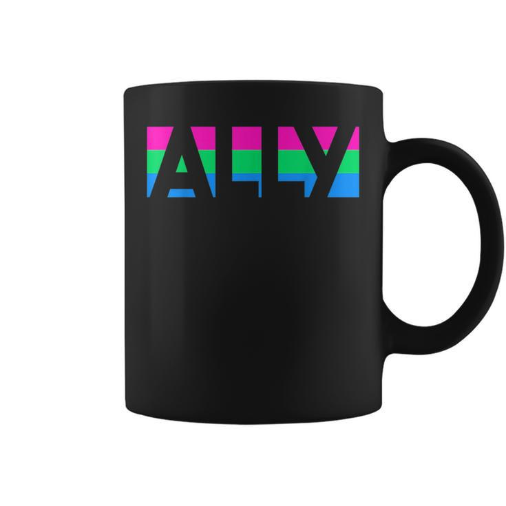Poly Flag Ally Lgbt Pride Flag Polysexual Gay Lesbian Love  Coffee Mug