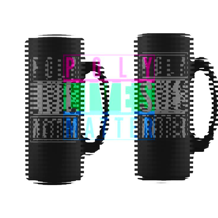 Polysexual Poly Lives Matter Lgbt Gay Pride Social Justice  Coffee Mug
