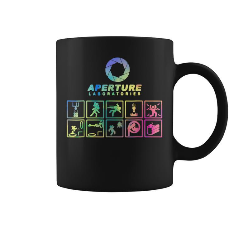 Portal Aperture Science Laboratories Video Game Me Tie Dye  Coffee Mug