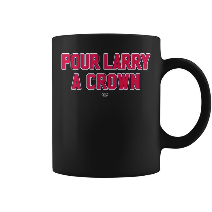 Pour Larry A Crown Funny Home Run Celebration  Coffee Mug