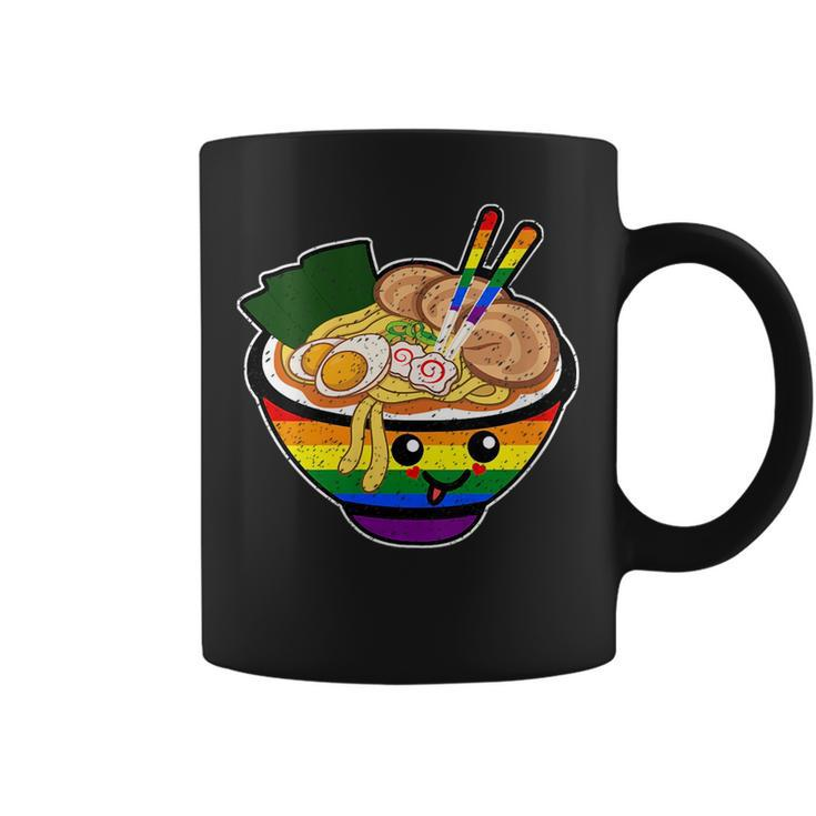 Powered By Ramen Lgbt Gay Pride Ally Lgbtq Nonbinary Trans  Coffee Mug