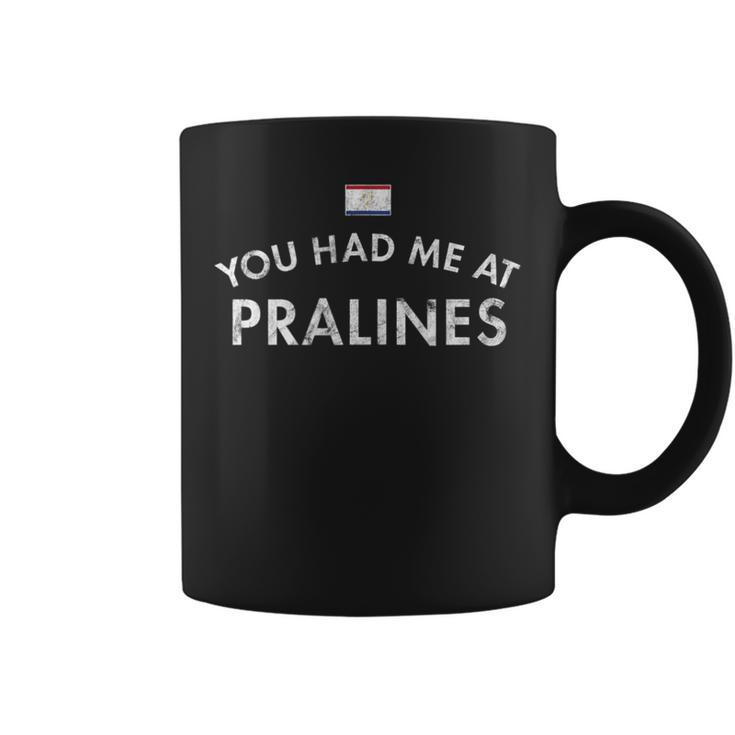 Pralines New Orleans Louisiana Candy Pecans Syrup Fudge Nuts Coffee Mug