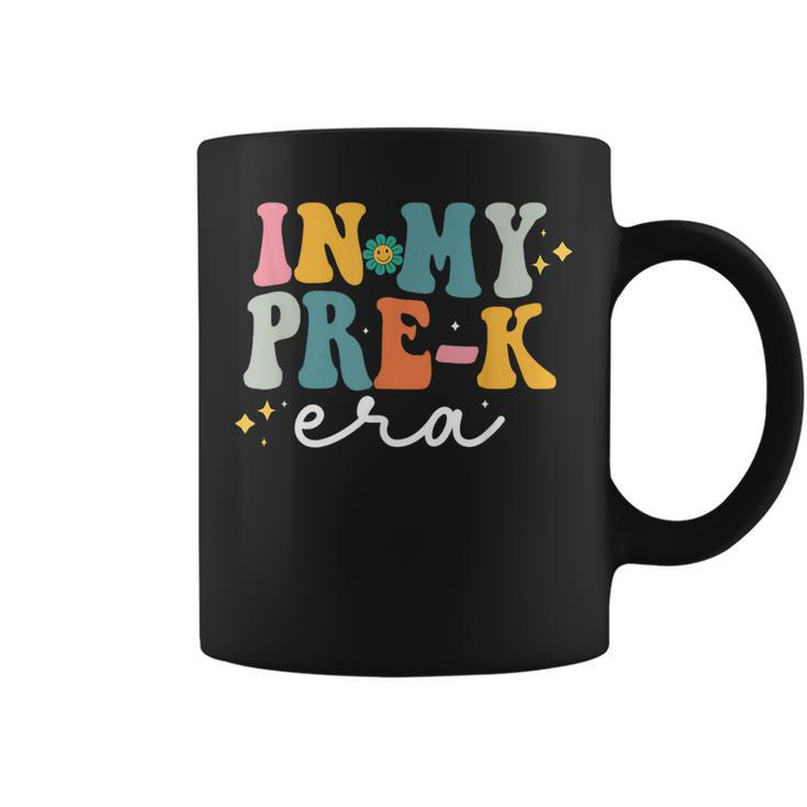 In My Pre-K Era Back To School Retro Groovy Pre-K Teachers Coffee Mug