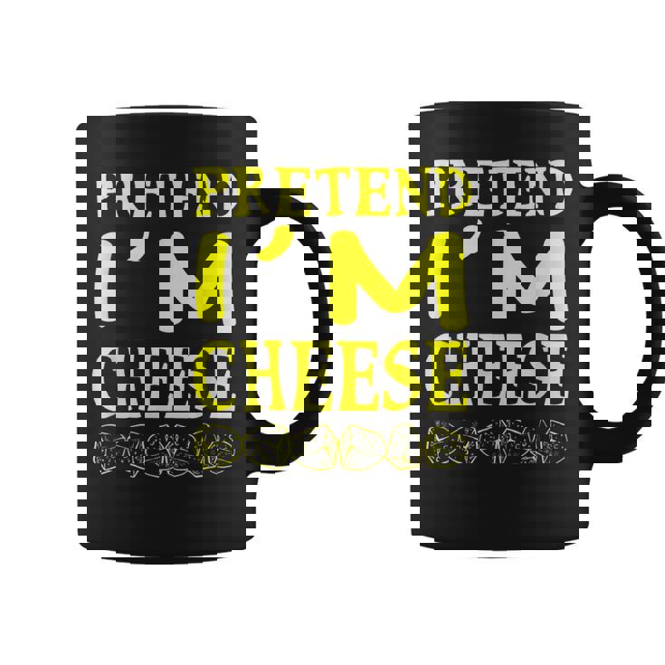 Pretend Im A Cheese Funny Costume Halloween Gift For Women Coffee Mug