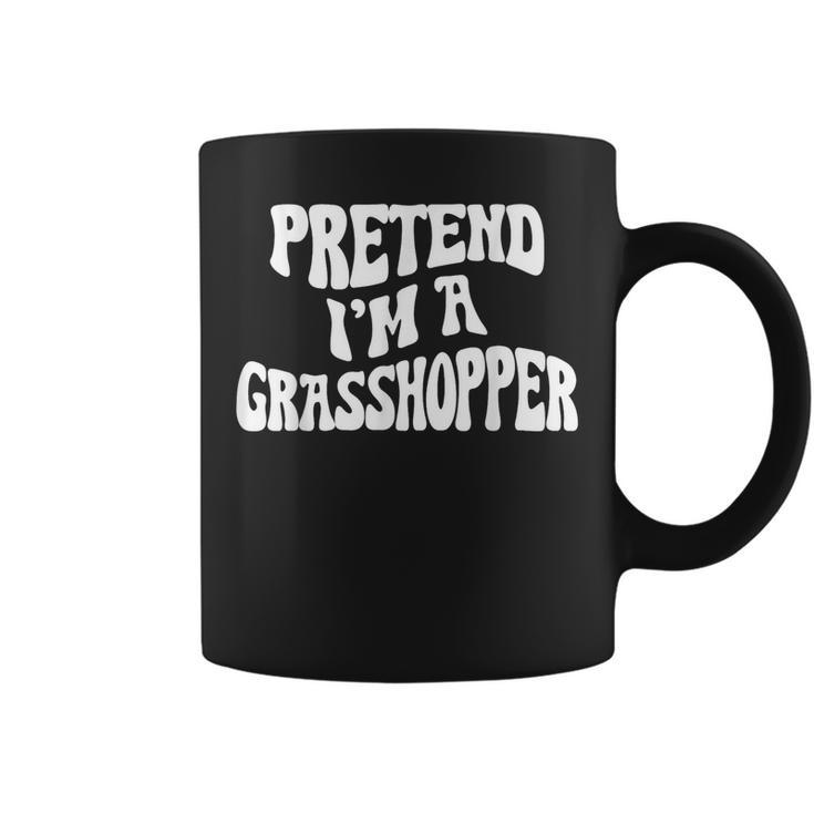Pretend Im A Grasshopper Funny Lazy Halloween Costume  Coffee Mug