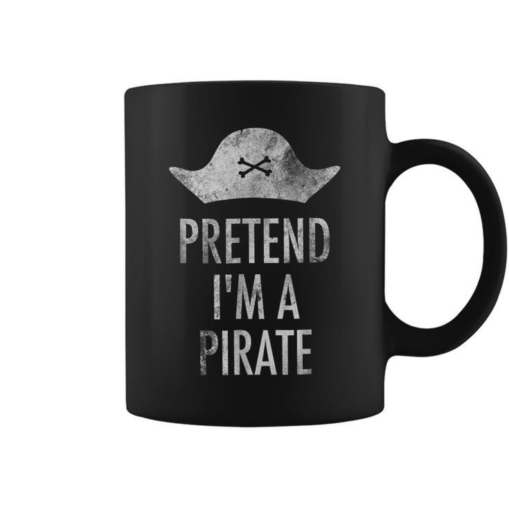 Pretend Im A Pirate  Vintage Halloween Costume Halloween Funny Gifts Coffee Mug