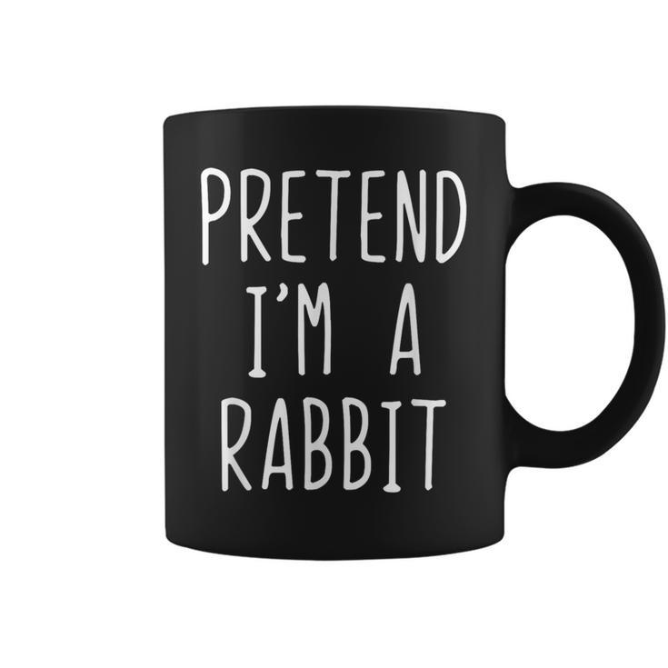 Pretend I'm A Rabbit Costume Halloween Quick Simple Coffee Mug