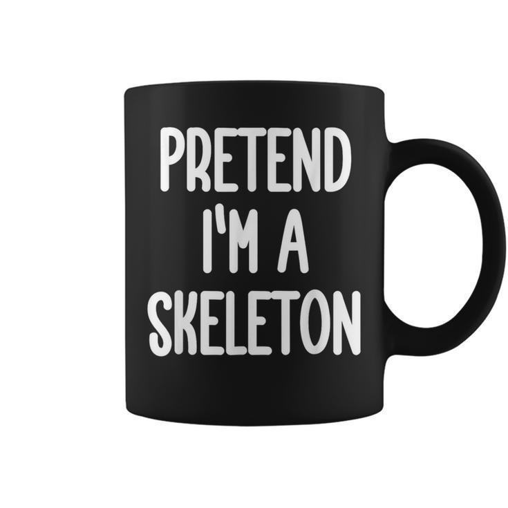 Pretend I'm A Skeleton Costume Coffee Mug