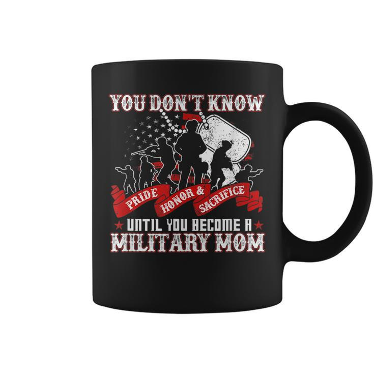Pride Honor Sacrifice Proud Military Mom Army Mother  Coffee Mug