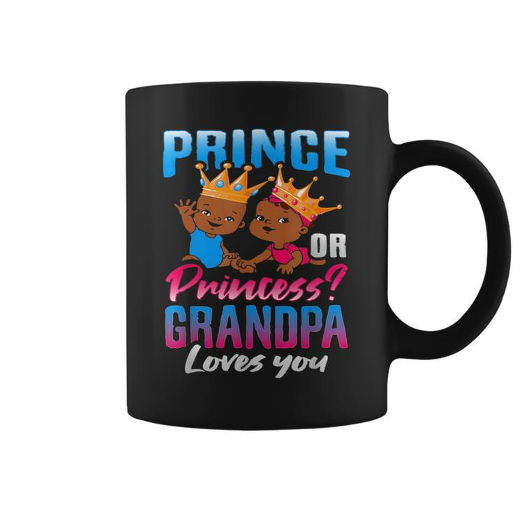 Prince Or Princess Grandpa Gender Reveal Decoration Supplies  Coffee Mug