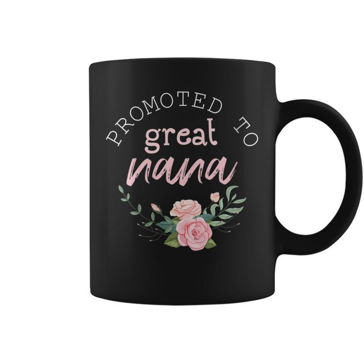 Promoted To Grandma First Time Nana Pregnancy Announcement Coffee Mug