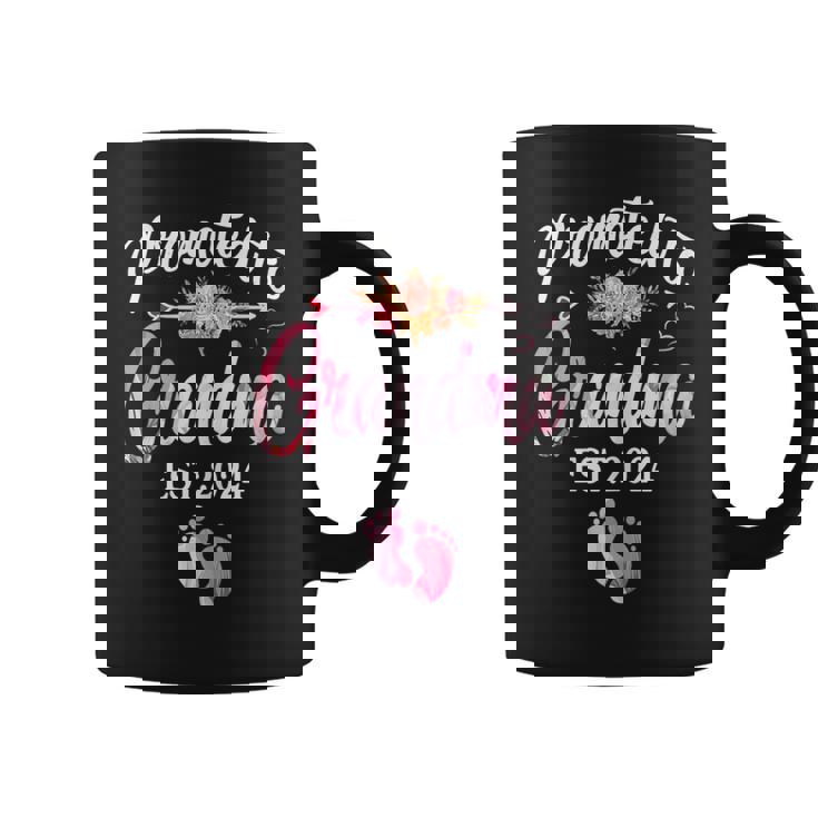 Promoted To Grandma 2024 First Time New Grandma Pregnancy Gift For Womens Coffee Mug