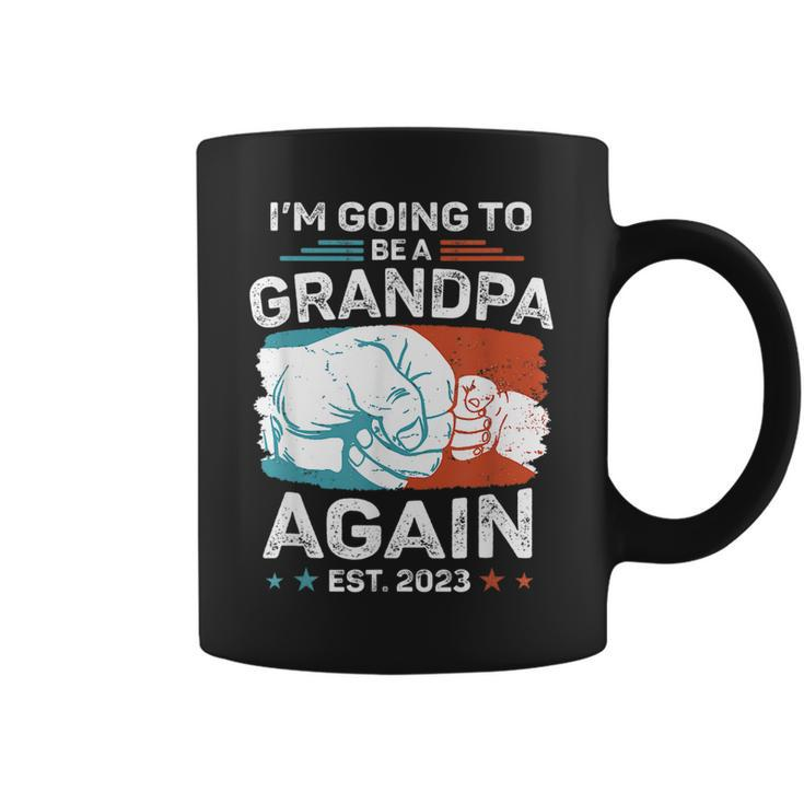 Promoted To Grandpa Again Est 2023 Pregnancy Announcement  Coffee Mug