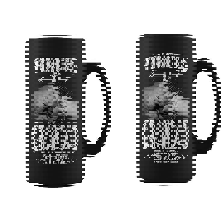 Promoted To Great Grandad 2022 Fathers Day First New Grandpa  Grandpa Funny Gifts Coffee Mug