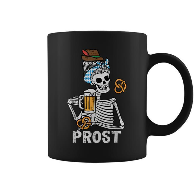 Prost Skeleton Bavarian Octoberfest German Oktoberfest Coffee Mug