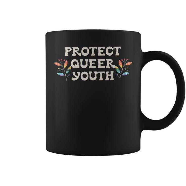 Protect Queer Youth Protect Trans Kids Trans Pride Month  Coffee Mug