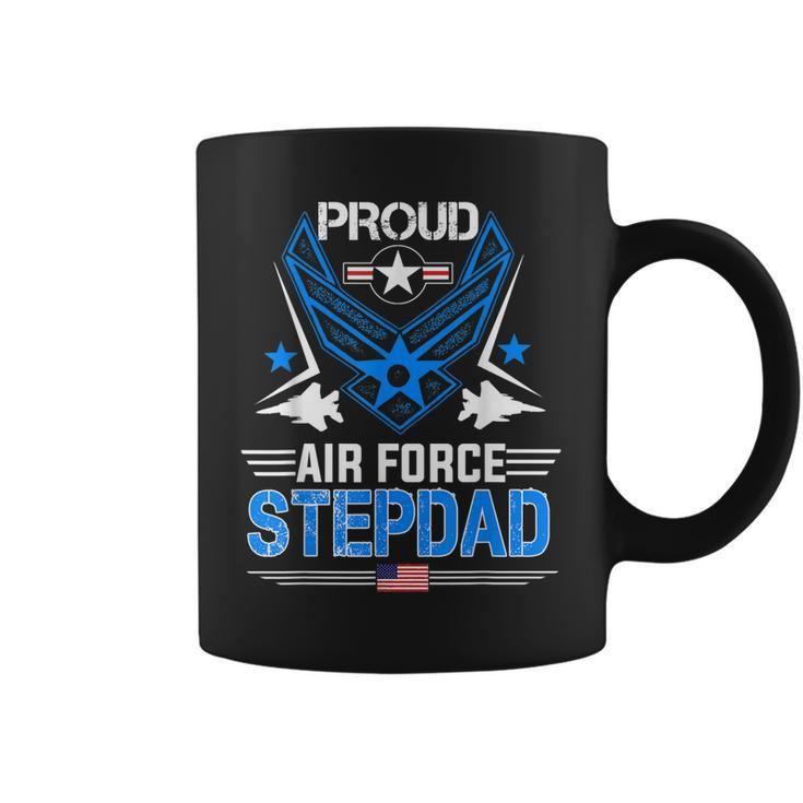 Proud Air Force Stepdad Veteran Pride Gifts Coffee Mug