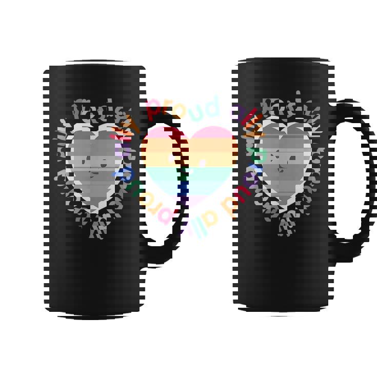 Proud Ally Lgbt Rainbow Heart | Gay Pride Sf Gay Pride Month Coffee Mug