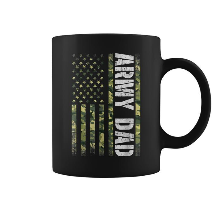 Proud Army Dad United States Usa Flag Gift For Fathers Day  Coffee Mug