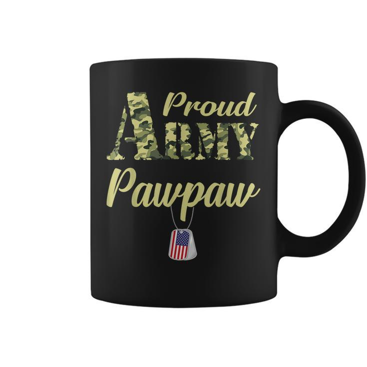 Proud Army Pawpaw Military Pride  Gift For Mens Coffee Mug