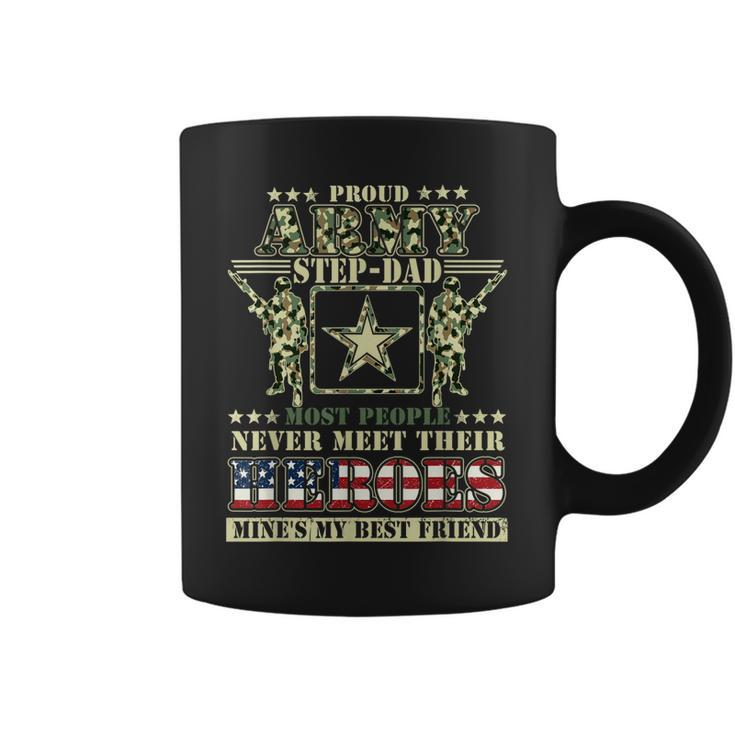 Proud Army Stepdad  Memorial Day Veteran  Coffee Mug