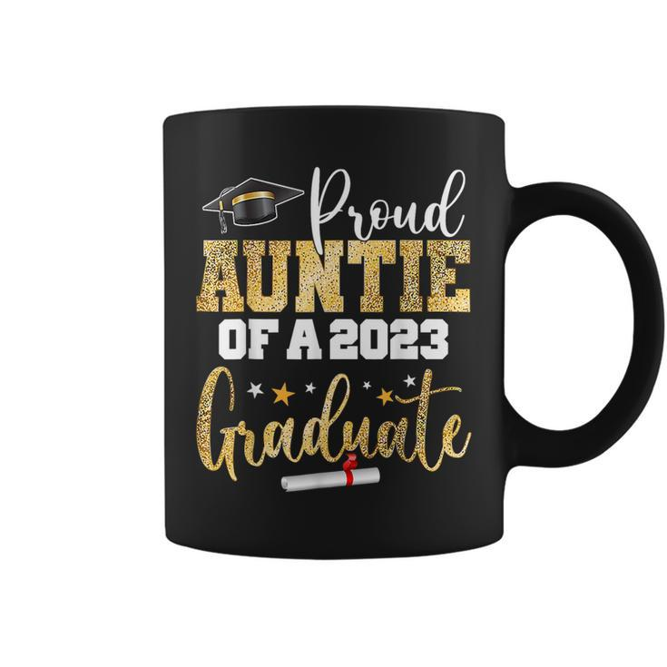 Proud Auntie Of A 2023 Graduate Class Senior Graduation  Coffee Mug