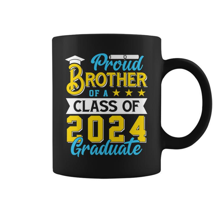 Proud Brother Of A Class Of 2024 Graduate  Senior 2024 Coffee Mug