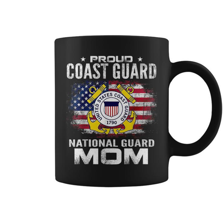 Proud Coast Guard National Guard Mom Gift Veteran Day Gifts For Mom Funny Gifts Coffee Mug