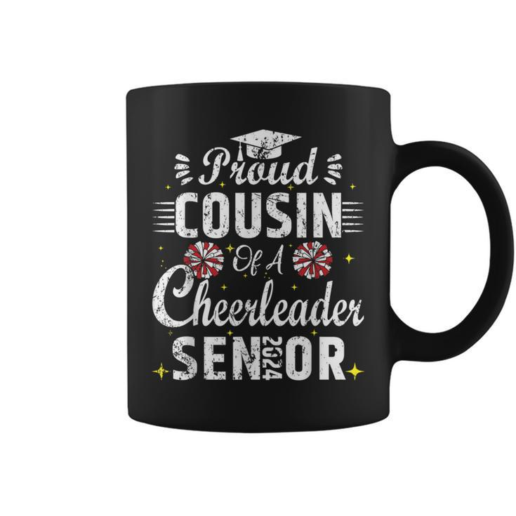 Proud Cousin Of Cheerleader Senior 2024 Senior Cheer Cousin Coffee Mug