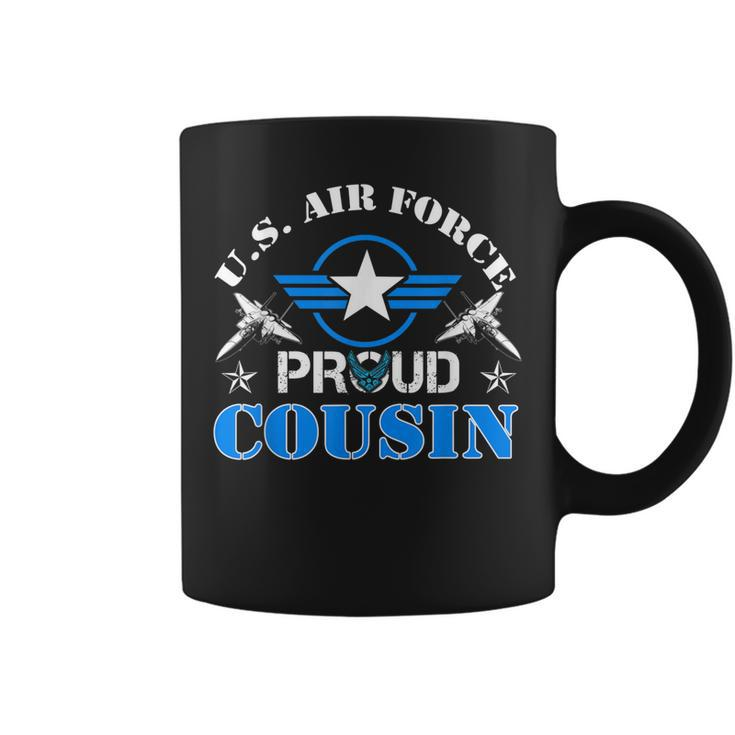 Proud Cousin Us Air Force  Usaf Veteran Gift  Coffee Mug