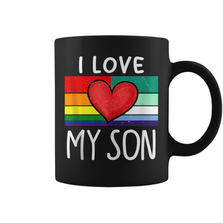 Proud Dad Mom Mlm Pride Lgbt Ally Funny Gay Male Mlm Flag  Coffee Mug