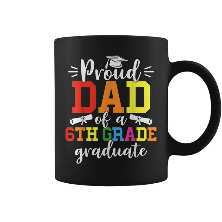 Proud Dad Of A 6Th Grade Graduate Graduation Class Of 2023 Coffee Mug