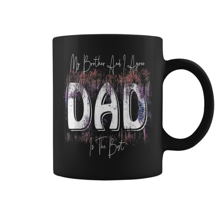 Proud Dad Of Twins Dad Is The Best Father Day Gift From Son  Coffee Mug