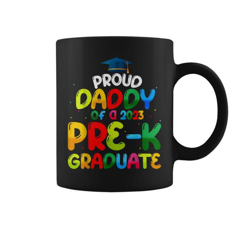 Proud Daddy Of Preschool Graduate 2023 Prek Graduation Coffee Mug
