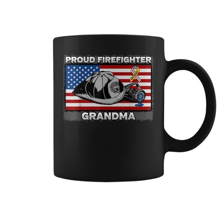 Proud Fire Fighter Grandma  Coffee Mug