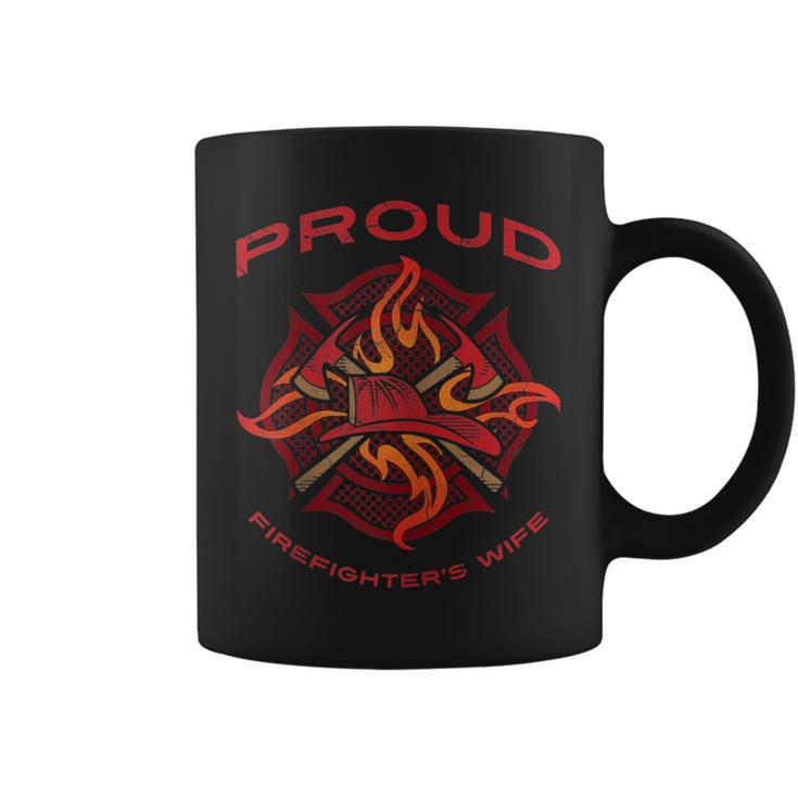 Proud Firefighters Wife | Firefighting Medic Pride  Coffee Mug
