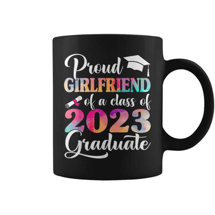 Proud Girlfriend Of A Class Of 2023 Graduate Tie Dye Coffee Mug
